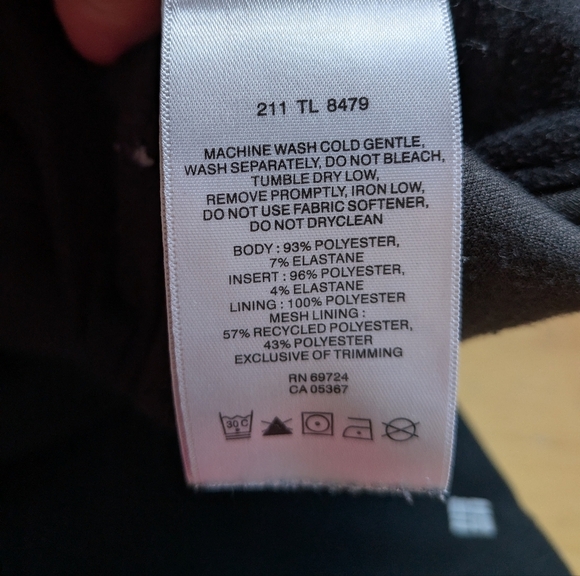 COLUMBIA Omni-Heat Thermal Comfort Outdoor Women Pants Size 6 Black - Picture 11 of 14